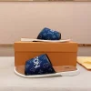 Louis Vuitton Blue Denim Slide - Comfort Mule