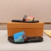 Louis Vuitton Multicolour Canvas Slide with Italian Fabric
