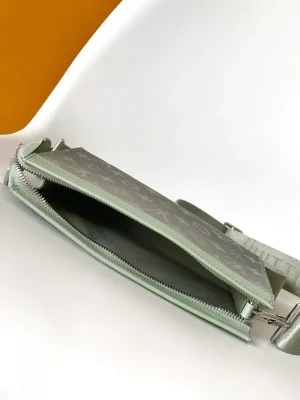 Louis Vuitton Monogram Eclipse Pochette Voyage MM Clutch