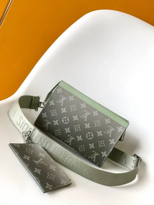 Louis Vuitton Monogram Eclipse Pochette Voyage MM Clutch