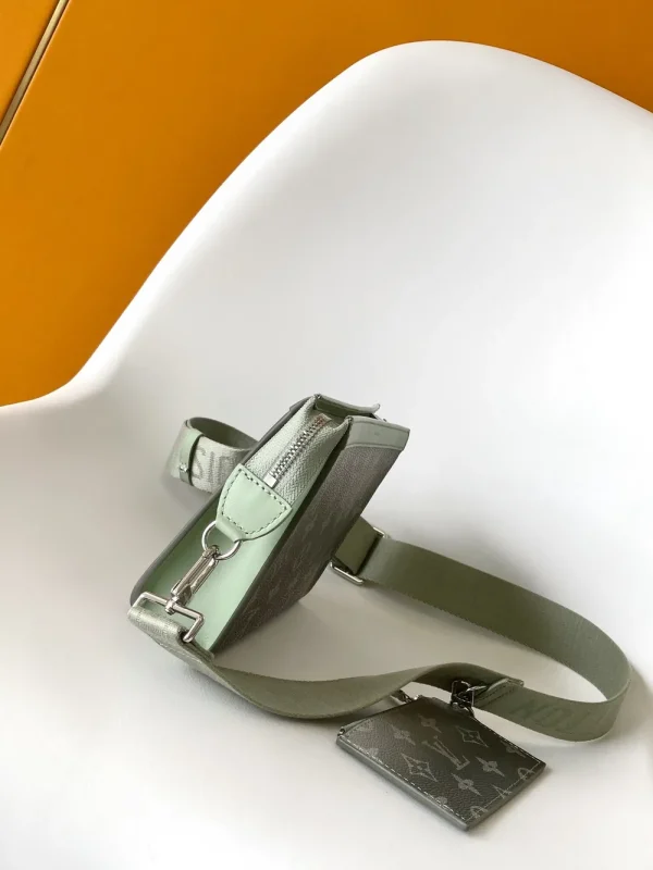 Louis Vuitton Monogram Eclipse Pochette Voyage MM Clutch