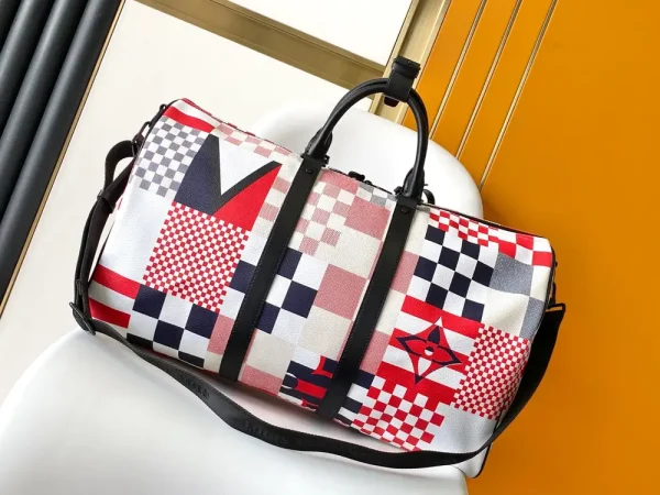 Louis Vuitton Keepall Bandoulière 50 Multicolor Canvas