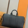 Louis Vuitton Keepall Bandoulière Men's Black Bag