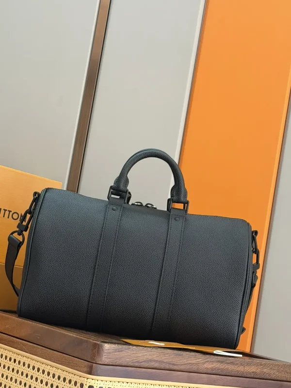 Louis Vuitton Keepall Bandoulière Men's Black Bag