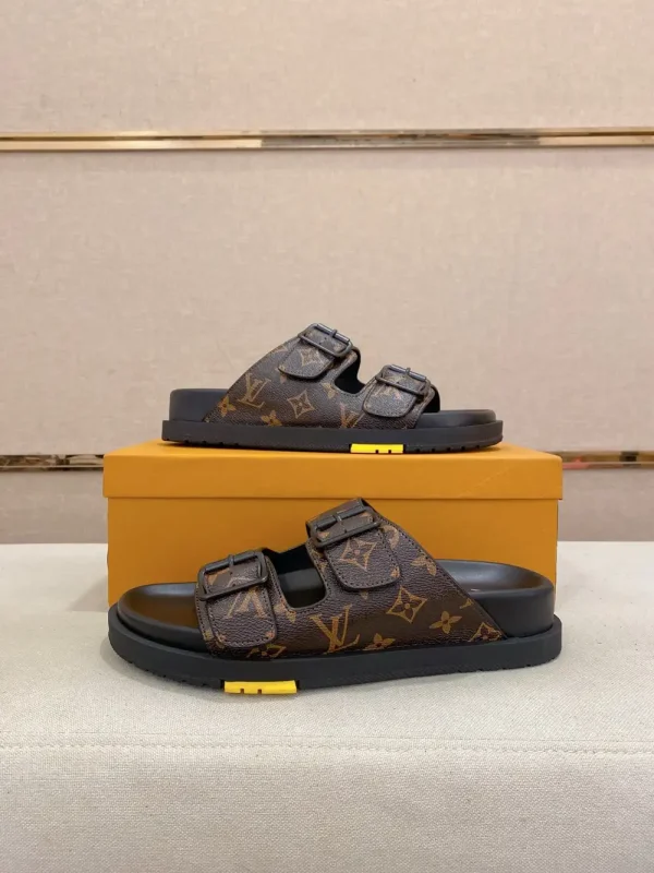 Louis Vuitton Sunset Comfort Men's Leather Slide