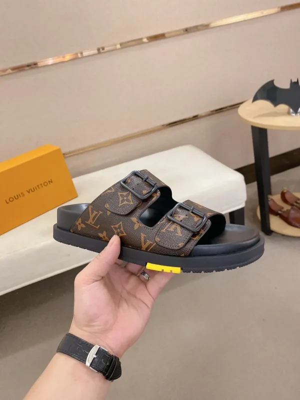 Louis Vuitton Sunset Comfort Men's Leather Slide