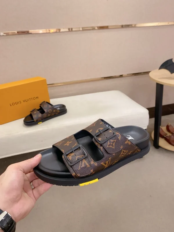 Louis Vuitton Sunset Comfort Men's Leather Slide