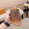 Louis Vuitton Lock It Men's Leather Slide - Comfort