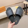 Louis Vuitton Mare Flat Mule Men's Black Slides