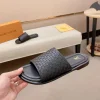 Louis Vuitton Mare Flat Mule Men's Black Slides