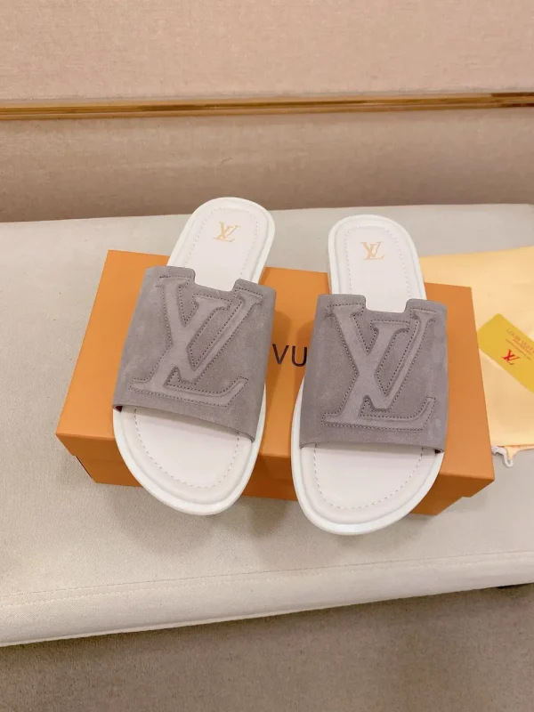 Louis Vuitton Men's Beige Comfort Mule Slide
