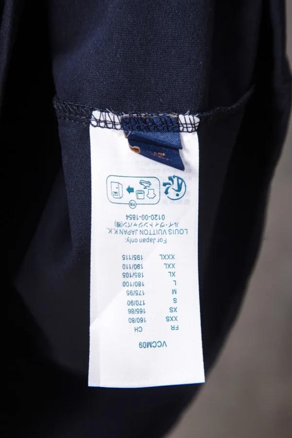 Louis Vuitton Men's Black Cotton T-Shirt