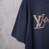 Louis Vuitton Men's Black Cotton T-Shirt