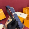 Louis Vuitton LV Iconic Men's Black Leather Belt