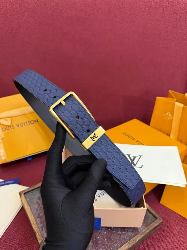 Louis Vuitton LV Iconic Men's Black Leather Belt