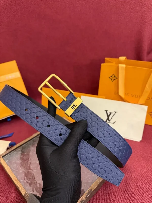 Louis Vuitton LV Iconic Men's Black Leather Belt