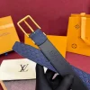Louis Vuitton LV Iconic Men's Black Leather Belt