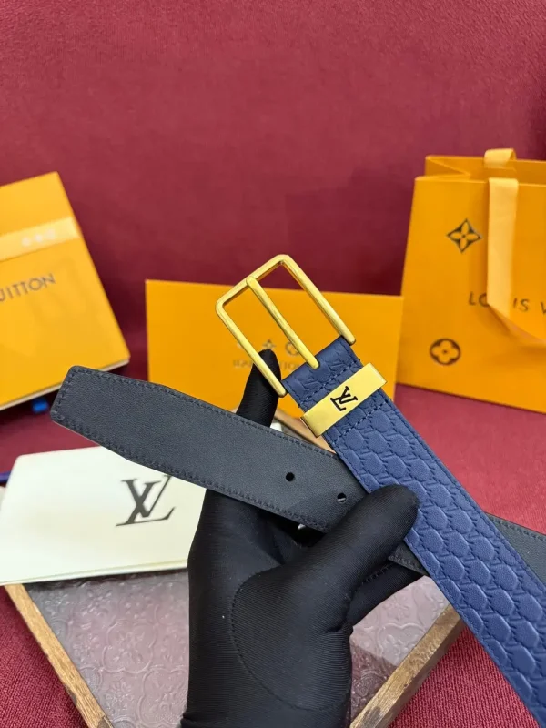 Louis Vuitton LV Iconic Men's Black Leather Belt