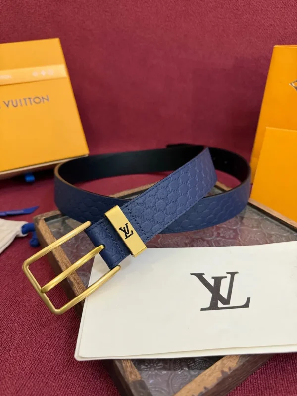 Louis Vuitton LV Iconic Men's Black Leather Belt