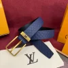 Louis Vuitton LV Iconic Men's Black Leather Belt
