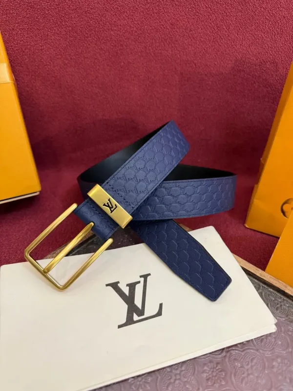 Louis Vuitton LV Iconic Men's Black Leather Belt