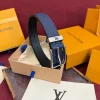 Louis Vuitton LV Iconic Men's Black Leather Belt