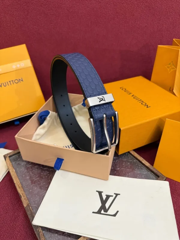 Louis Vuitton LV Iconic Men's Black Leather Belt