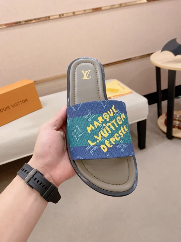 Louis Vuitton Men's Bom Dia Mules - Italian Fabric