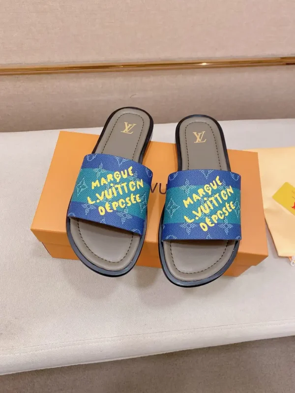 Louis Vuitton Men's Bom Dia Mules - Italian Fabric