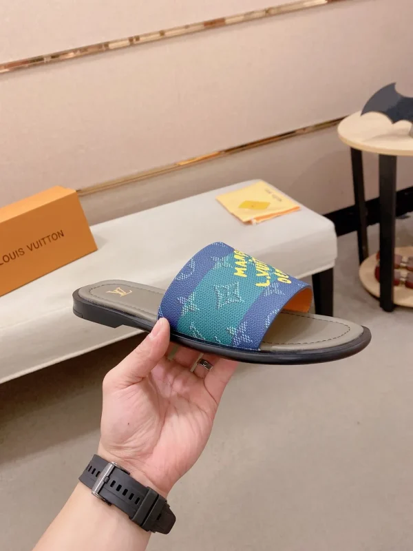 Louis Vuitton Men's Bom Dia Mules - Italian Fabric