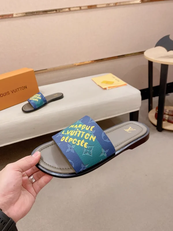 Louis Vuitton Men's Bom Dia Mules - Italian Fabric