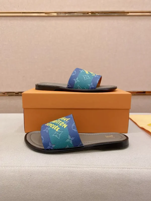 Louis Vuitton Men's Bom Dia Mules - Italian Fabric