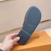 Louis Vuitton Men's Black Canvas Slide - Pool Pillow Mule
