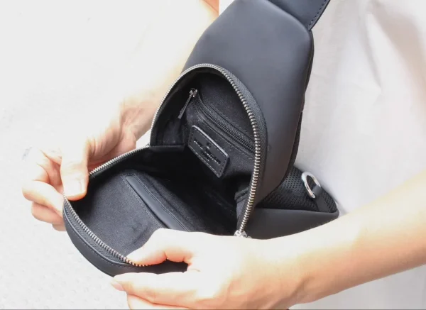 Louis Vuitton Men's Sling Bag in Black Monogram Canvas