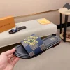 Louis Vuitton Miami Mule Men's Blue Denim Slide