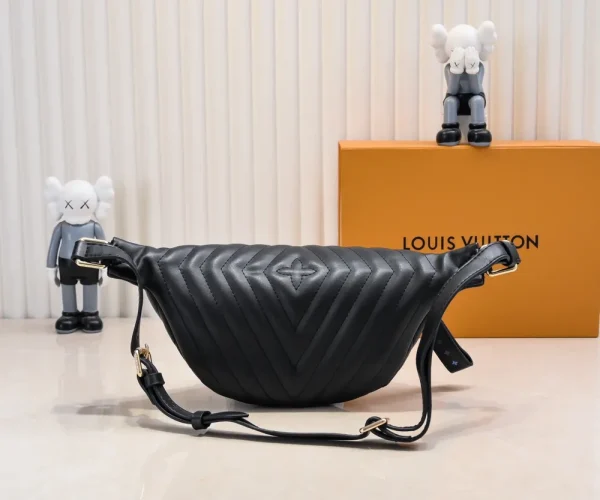 Louis Vuitton New Wave Bumbag Black Leather 2026