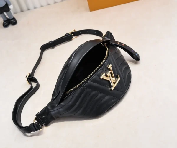 Louis Vuitton New Wave Bumbag Black Leather 2026