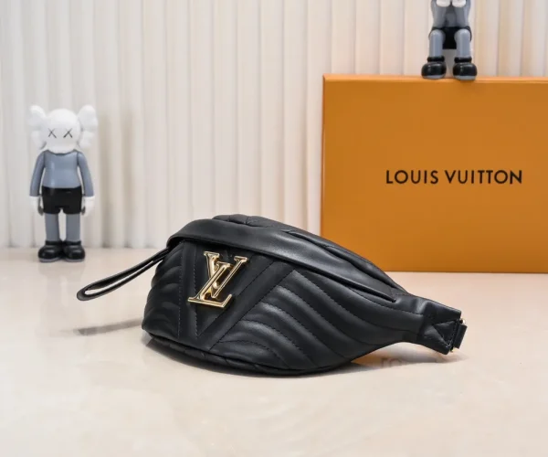 Louis Vuitton New Wave Bumbag Black Leather 2026