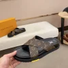 Louis Vuitton Oasis Mule Black Leather Sandal