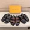 Louis Vuitton Oasis Mule Men's Black Leather Slide