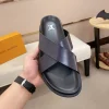 Louis Vuitton Oasis Mule Men's Black Leather Slide