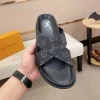 Louis Vuitton Oasis Mule Men's Black Leather Slide