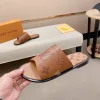 Louis Vuitton Oasis Mule Men's Brown Leather Slide