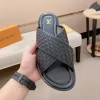 Louis Vuitton Oasis Mule Men's Black Leather Slide