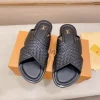 Louis Vuitton Oasis Mule Men's Black Leather Slide
