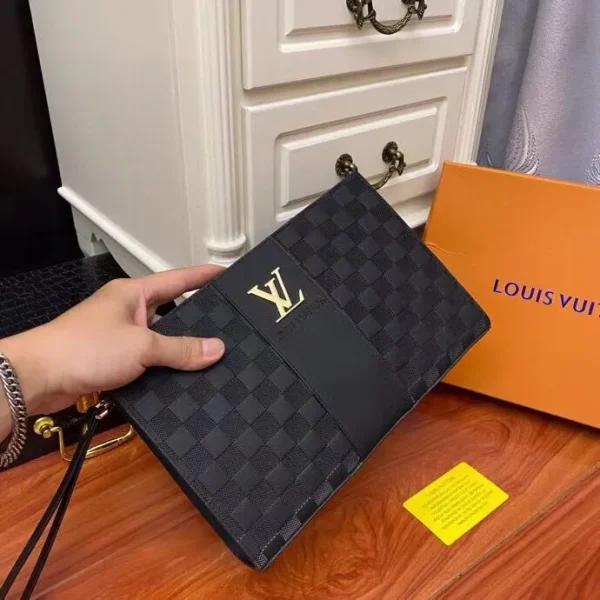 Louis Vuitton Pochette Jour GM Black Clutch - 2026