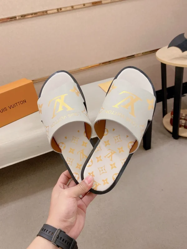 Louis Vuitton Pool Pillow Flat Women's White Slide