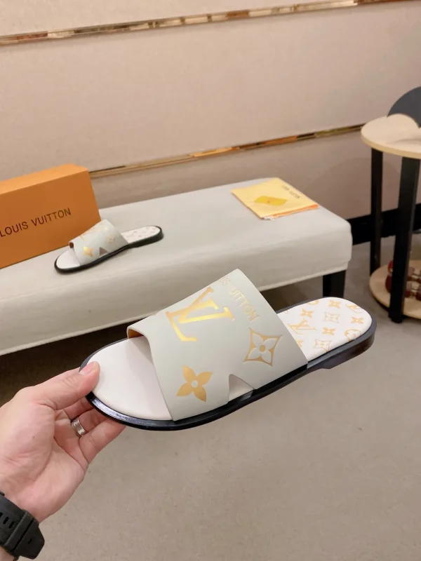 Louis Vuitton Pool Pillow Flat Women's White Slide