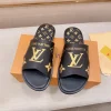 Louis Vuitton Pool Pillow Mule Black Leather Slide