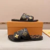 Louis Vuitton Pool Pillow Mule Black Leather Slide